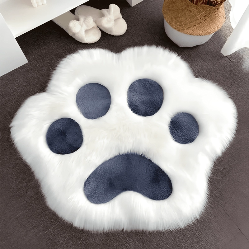 ALFOMBRA DE BAÑO BAJADA DE CAMA PELUDA DISEÑO PATITA #1 - 1