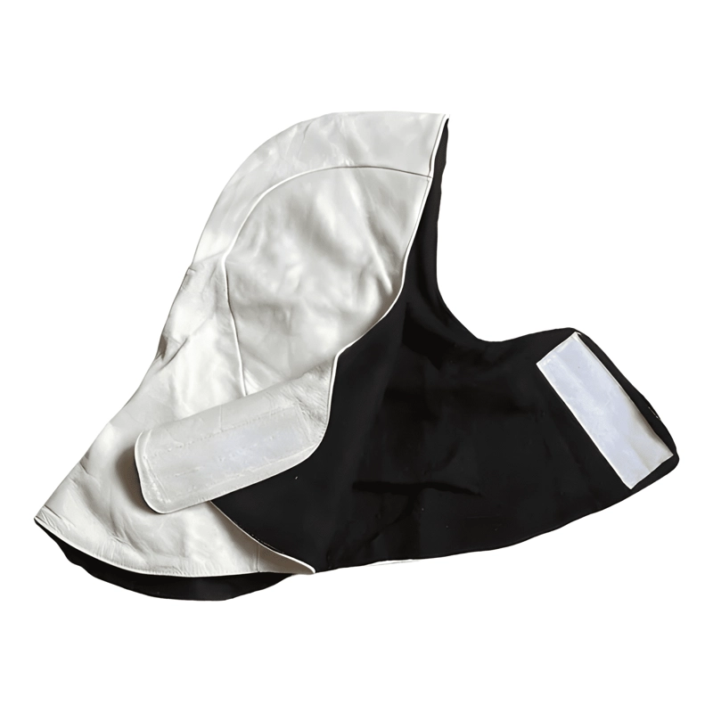 GORRO TIPO MONJA PARA SOLDADOR DE CUERO CON FORRO INTERNO - 3
