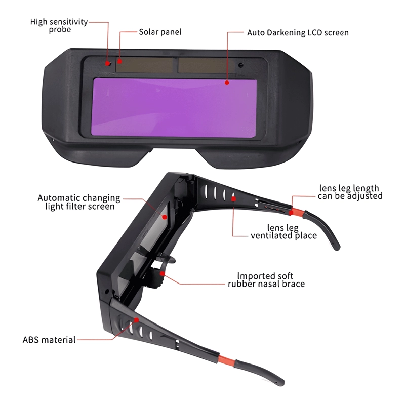 GAFAS LENTES DE SEGURIDAD PARA SOLDAR ELECTRONICA SOLAR #1 - 2