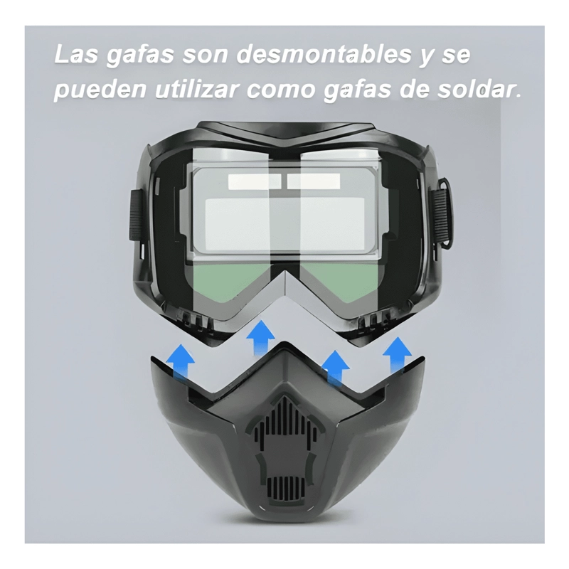 MASCARA DE SOLDADURA ANTIDESLUMBRANTE CON SENSOR DE LUZ #3 - 3