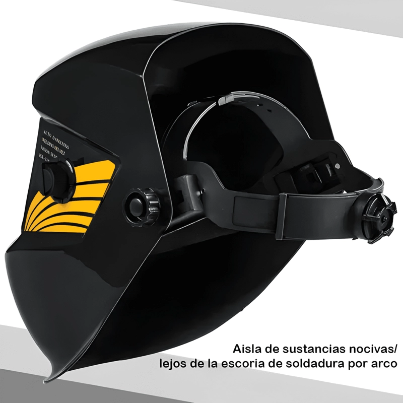 MASCARA CARETA SOLDAR FOTOSENSIBLE CINTA ACOLCHADA NEGRA - 3