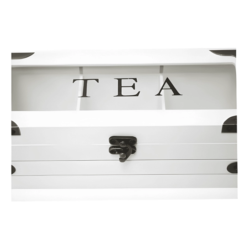 CAJA DE TE  3 DIVISIONES TAPA CON DISEÑO DECORATIVA DECO - 4