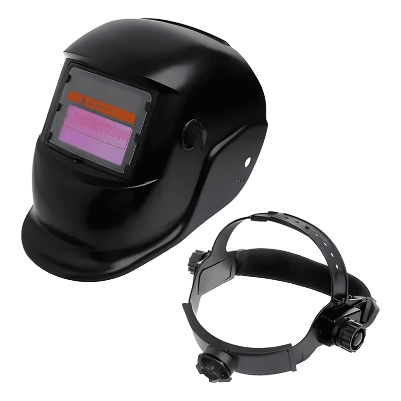 CARETA DE SOLDAR FAMORA WM03 VISOR PLEGABLE SOLAR NEGRA - 1