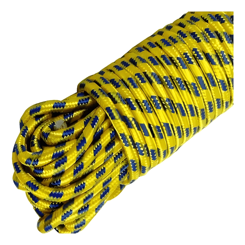 CUERDA TRENZADA POLIPROPILENO 30 METROS 9,5MM COLORES - 1