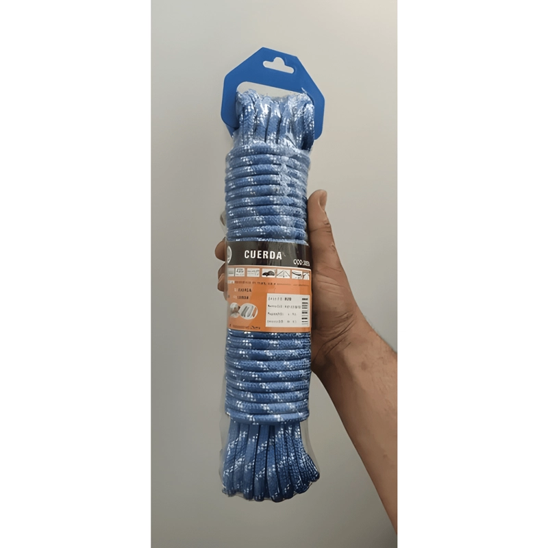 CUERDA CORDEL AMARRA SOGA POLIPROPILENO 8MM X 20 METROS #12 - 1