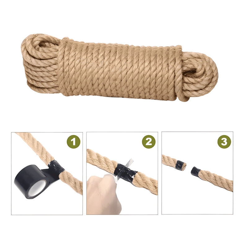 CORDON DE YUTE DE CAÑAMO MANUALIDADES 6MM 90 M 1,6 KG - 2