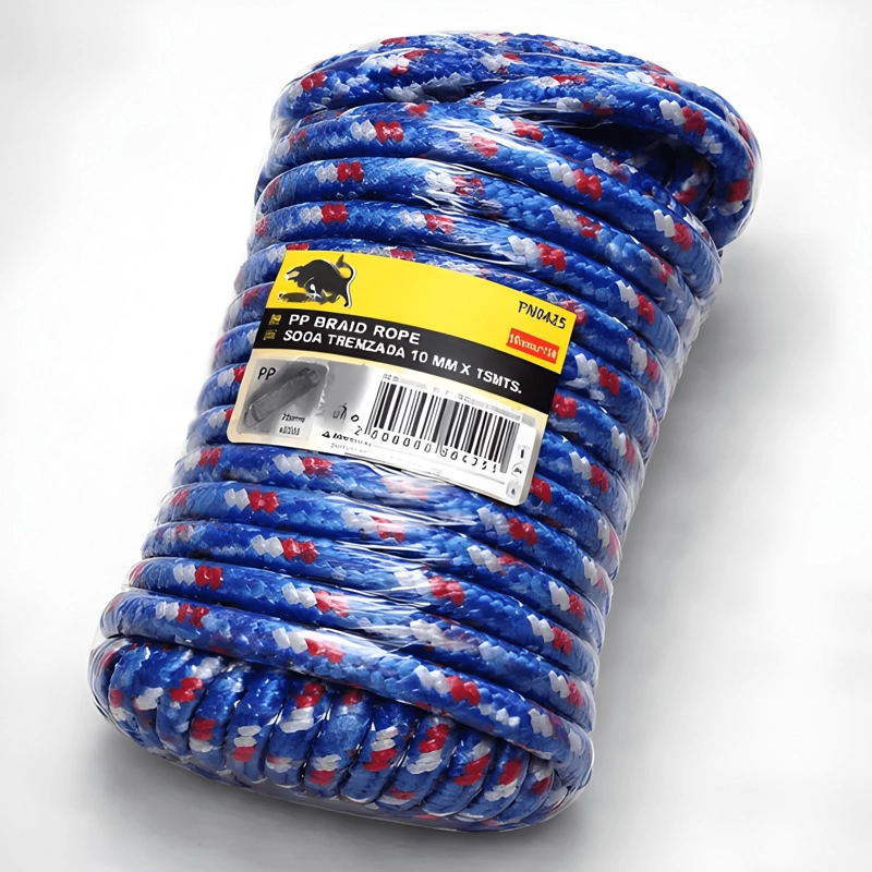 CUERDA TRENZADA CORDEL AMARRA SOGA MULTIUSO 10MM X 15 M #1 - 4