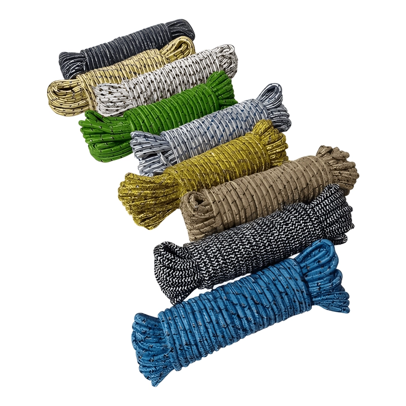 PACK 3 CUERDA TRENZADA CORDEL AMARRA MULTIUSO 8MM X 15 M - 1