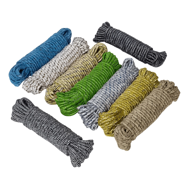 PACK 3 CUERDA TRENZADA CORDEL AMARRA MULTIUSO 8MM X 15 M - 4