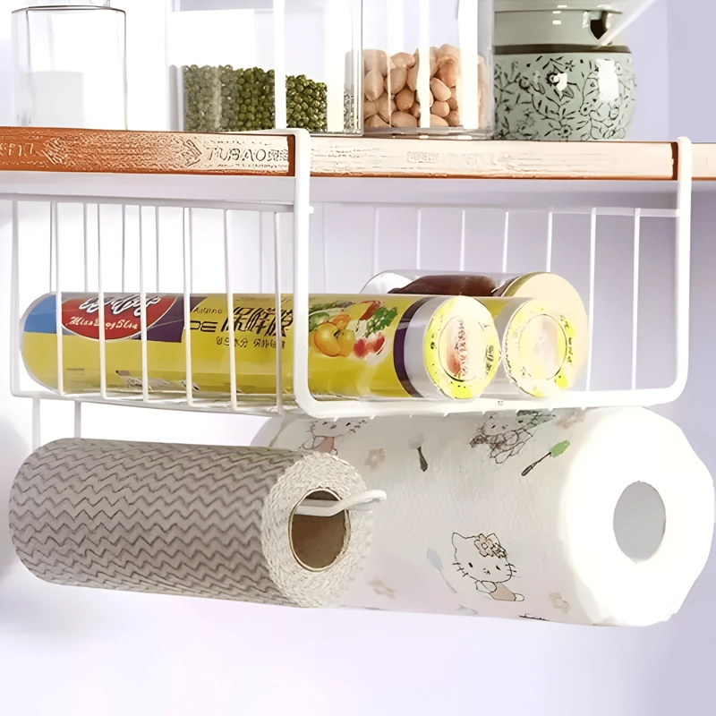 CANASTO ORGANIZADOR MULTIUSO ARMARIO COCINA REPISA FLOTANTE - 3