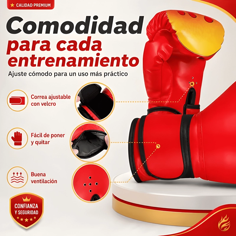 GUANTES DE BOXEO PARA ENTRENAMIENTO DE NIÑOS - 2