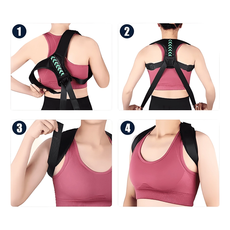FAJA CORRECTOR DE POSTURA DE ESPALDA LUMBAR UNISEX #2 - 3
