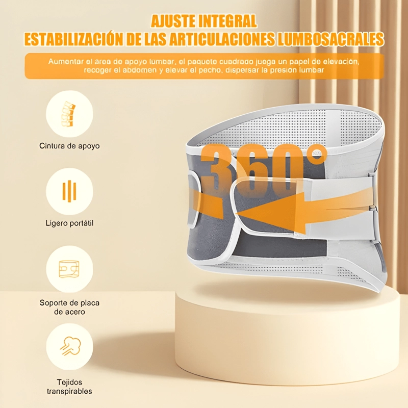 FAJA SOPORTE SACRO LUMBAR CON VARILLAS ORTOPE DICA - 1