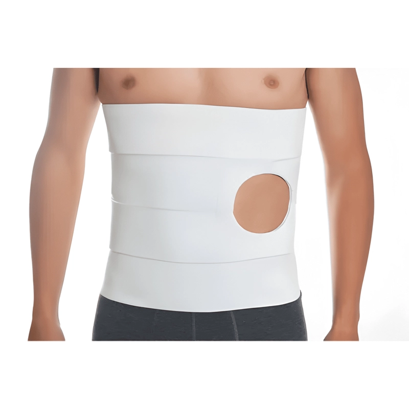 FAJA COLOSTOMIA 4 BANDAS UNISEX BLANCO - 3