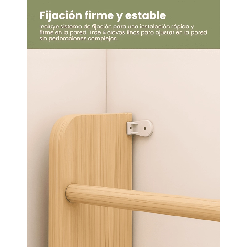 LIBRERO ORGANIZADOR INFANTIL MADERA 4 NIVELES 120X80X10CM #1 - 2