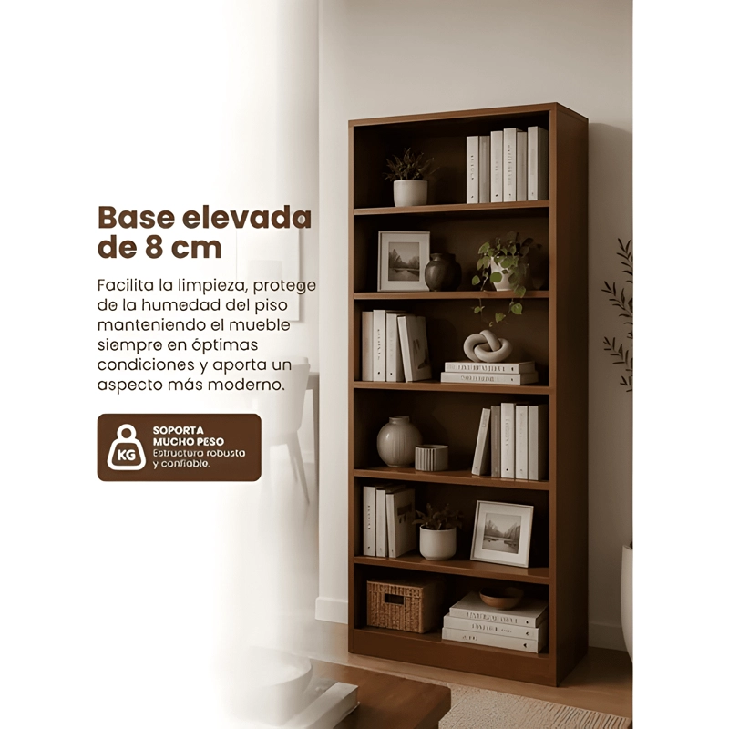 ESTANTE LIBRERO ORGANIZADOR 60X30X180CM #14 - 4