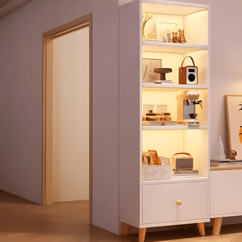 ESTANTE LIBRERO HOGAR ORGANIZADOR 30X50X180CM BLANCO - 2