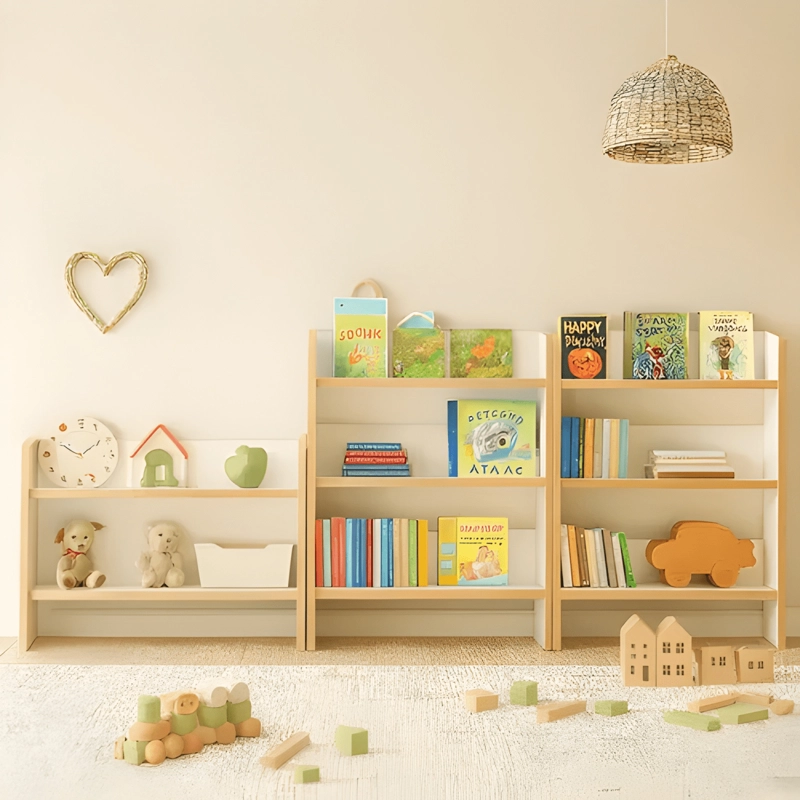 BIBLIOTECA LIBRERO INFANTIL 3 NIVELES 88X43X26CM BLANCO - 1