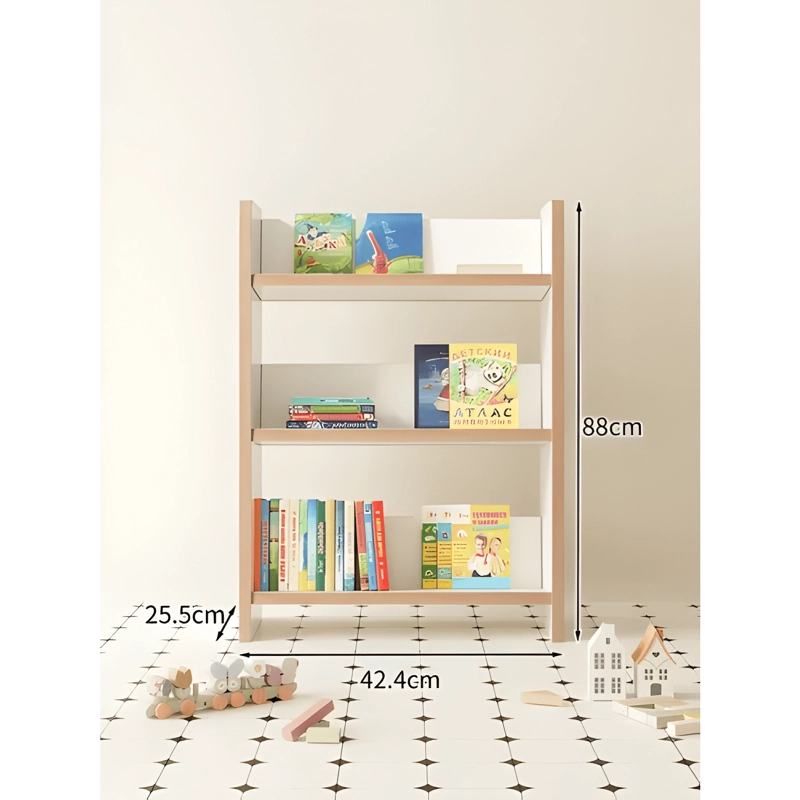 BIBLIOTECA LIBRERO INFANTIL 3 NIVELES 88X43X26CM BLANCO - 2