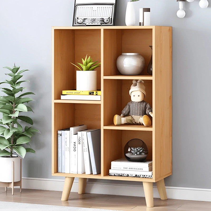 ESTANTE LIBRERO NORDICO BABYMINE 92X50X24 CM MARRON - 1