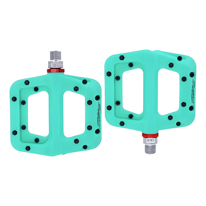 PEDALES MTB LIVIANOS NYLON ANTIDESLIZANTES PARA BICICLETA - 1