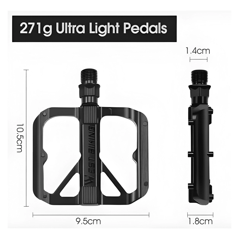 PEDAL DE ALUMINIO PARA MTB DE 12 PINES #8 - 1