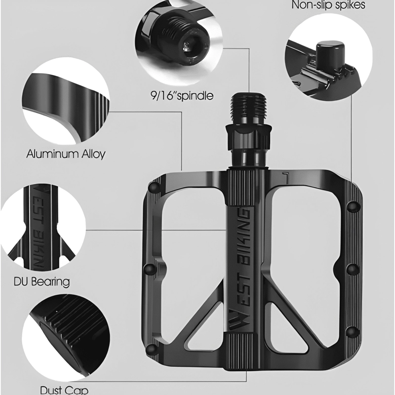 PEDAL DE ALUMINIO PARA MTB DE 12 PINES #8 - 2