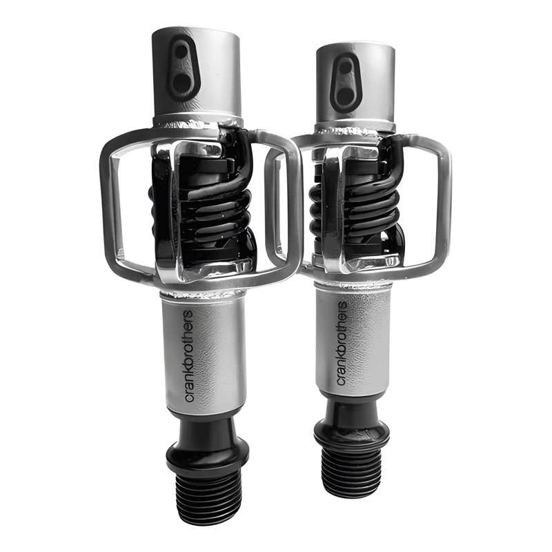 PEDALES CRANKBROTHERS EGGBEATER 1 MTB PLATEADO Y NEGRO - 1