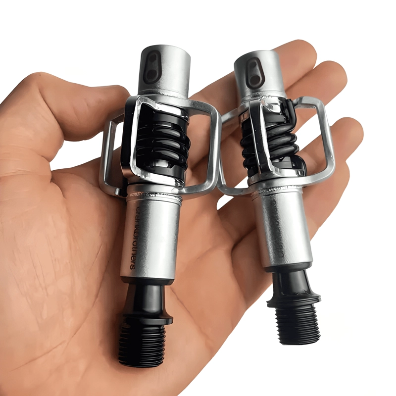 PEDALES CRANKBROTHERS EGGBEATER 1 MTB PLATEADO Y NEGRO - 2