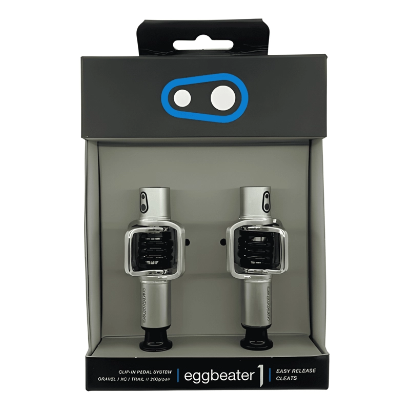 PEDALES CRANKBROTHERS EGGBEATER 1 MTB PLATEADO Y NEGRO - 3