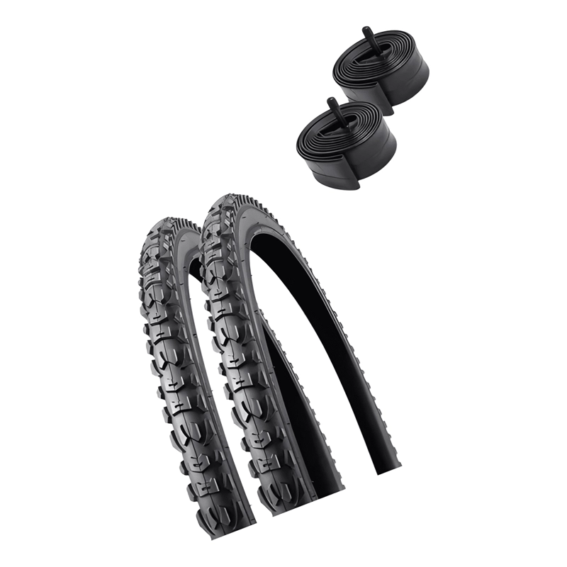 PACK 2 NEUMATICOS Y 2 CAMARAS BICICLETA ARO 26X2.125 #1 - 1