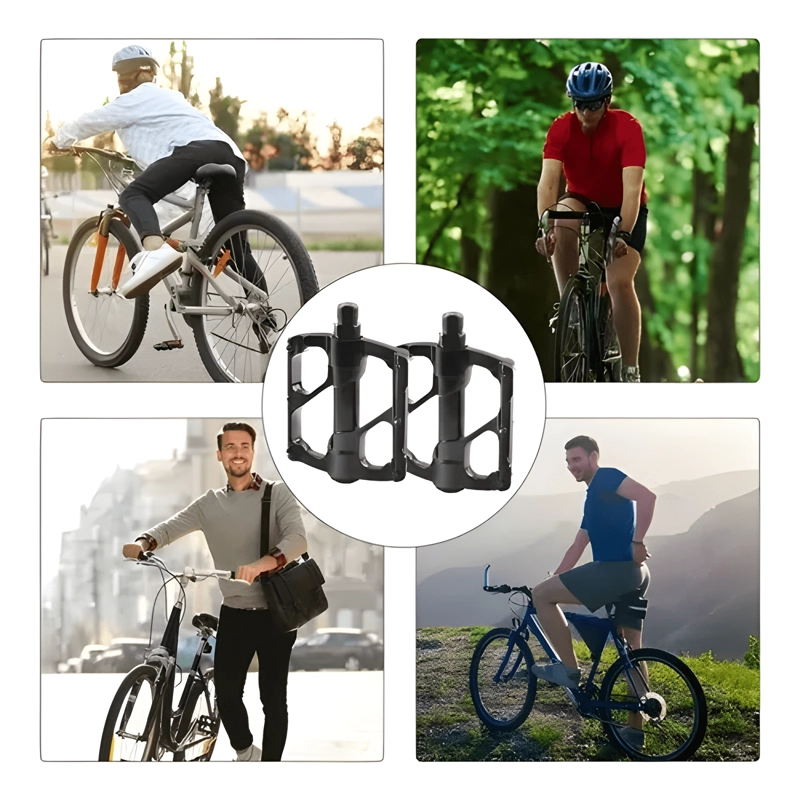 PEDALES DE BICICLETA PARA MTB ALUMINIO ANTIDESLIZANTE #1 - 1