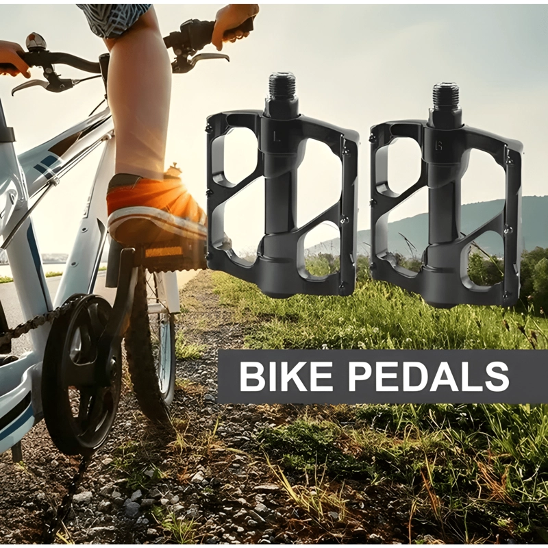 PEDALES DE BICICLETA PARA MTB ALUMINIO ANTIDESLIZANTE #1 - 2