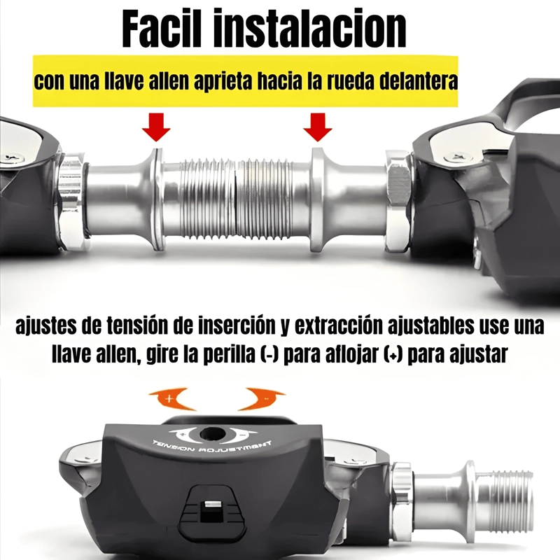 PEDALES PARA BICICLETA DE RUTA GW ZP-110 #7 - 1