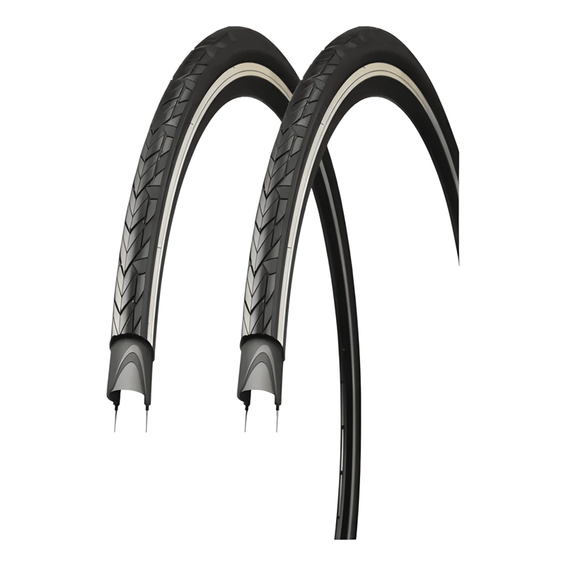PACK 2 NEUMATICOS Y 2 CAMARAS VALVULA SCHRADER 700X35C - 2