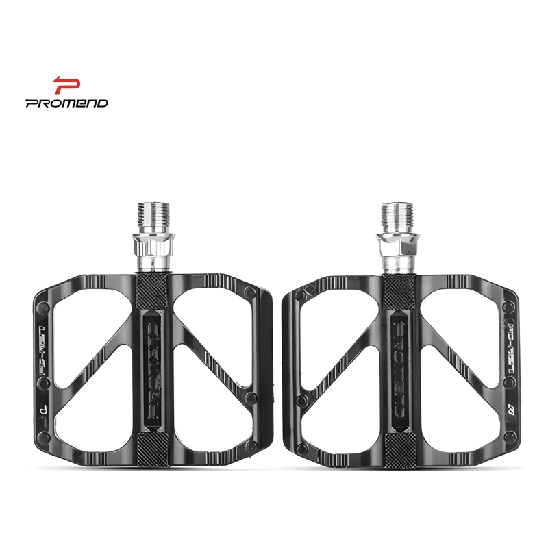 PEDALES BICICLETA PLATAFORMA ANTIDESLIZANTE ALUMINIO PINES - 2