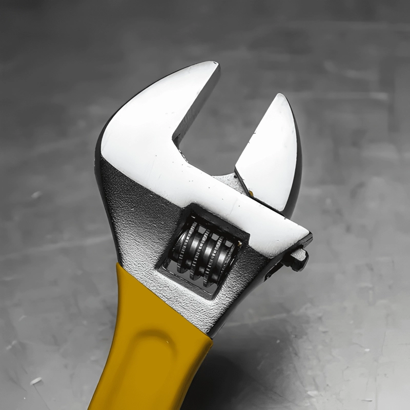 LLAVE FRANCESA AJUSTABLE MANGO DE GOMA 8 PULGADAS 20CM #1 - 3