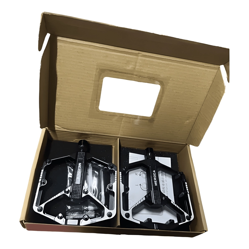PEDAL DE BICICLETA ALUMINIO MATERIAL PREMIUM EN SU CAJA - 1