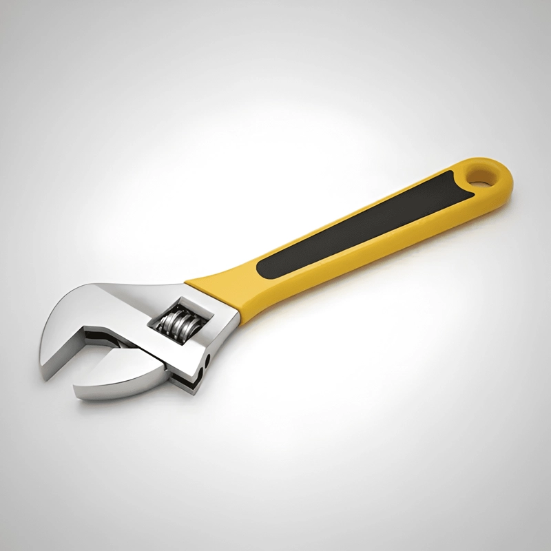 LLAVE FRANCESA AJUSTABLE MANGO DE GOMA 6 PULGADAS 15CM #2 - 4