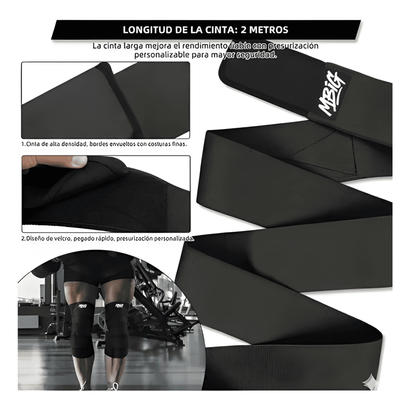 RODILLERAS DEPORTIVAS DE COMPRESION GIMNASIO CROSSFIT - 1