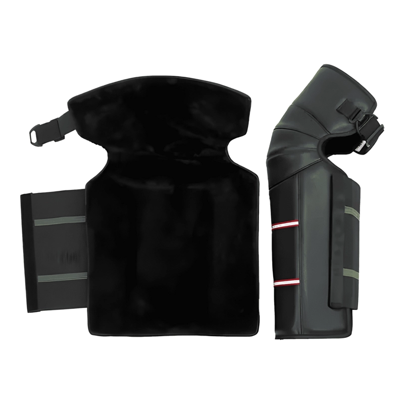 CUBRE PIERNAS MOTO TE RMICO INVIERNO FORRO CHIPORRO NEGRO - 4