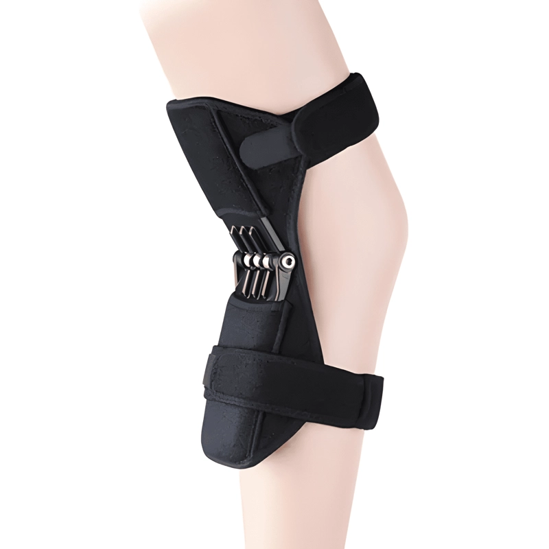 RODILLERA POWERKNEE ARTICULADA NEOPRENO GIMNASIO NEGRA - 1