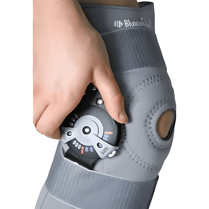 RODILLERA BLUNDING ROM MI-46 ROTULA ABIERTA TALLA L GRIS - 1