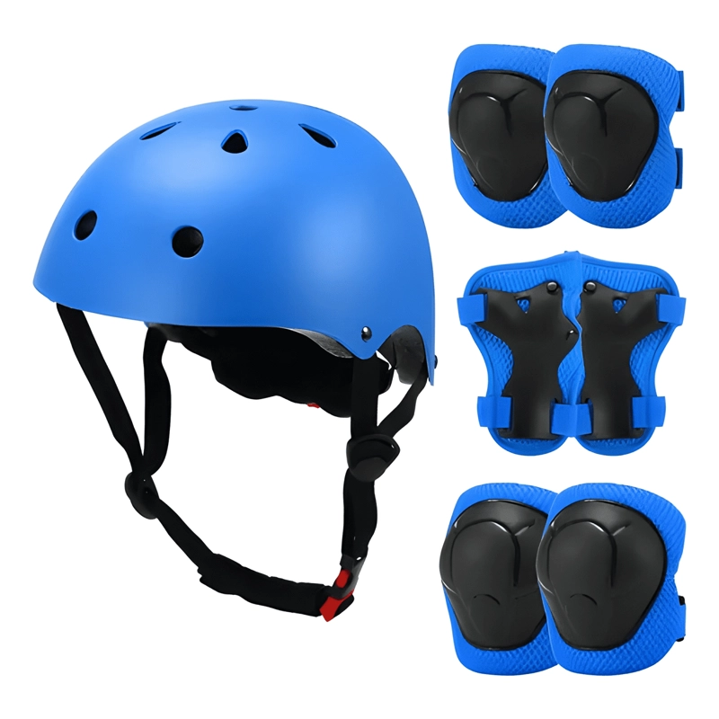 SET ALMOHADILLAS PARA CASCO 7 EN 1 NIÑOS AZULES - 4