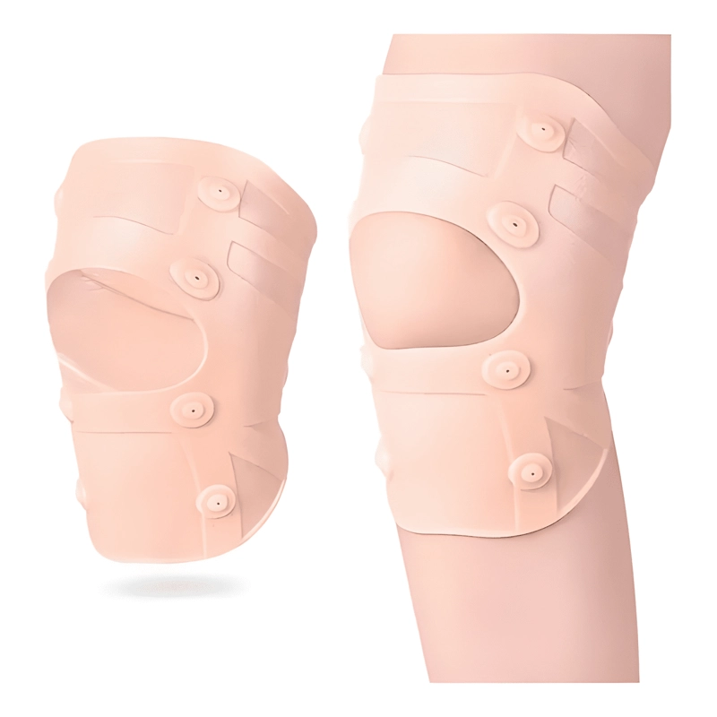 RODILLERA MAGNE TICA NEOCLINIC SILICONA CON IMANES BEIGE - 1