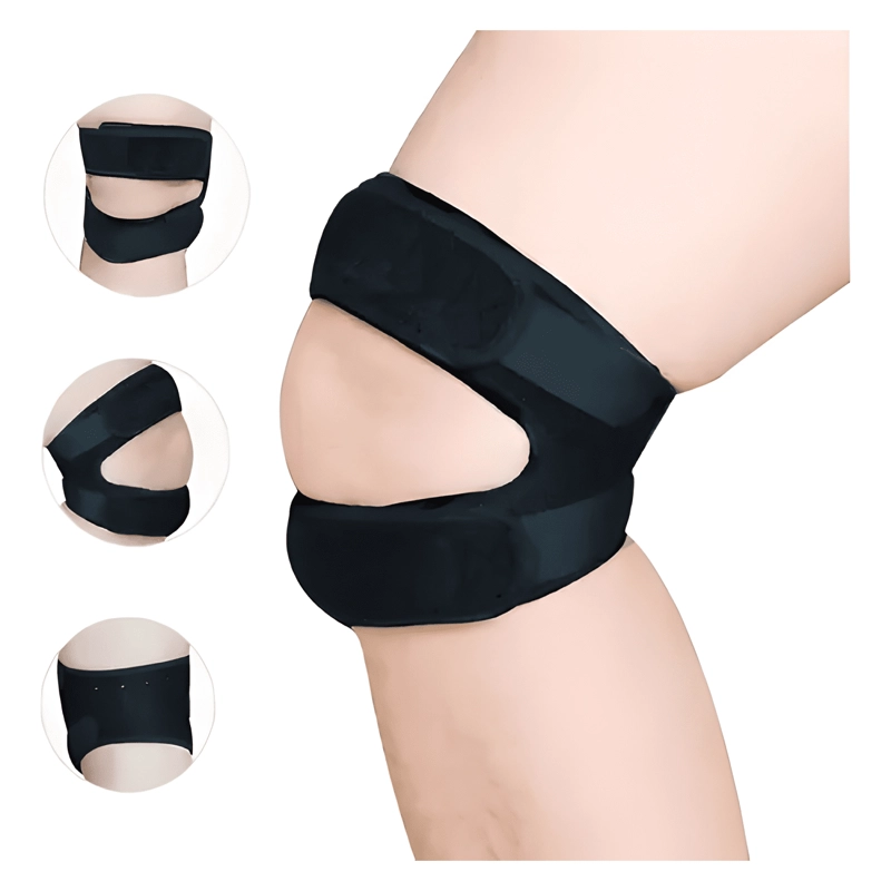PACK X2 RODILLERAS MARIN NEOPRENO AJUSTABLE NEGRAS #2 - 2