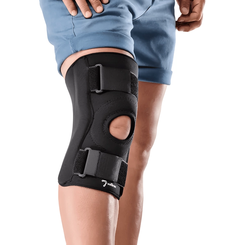 RODILLERA ARTICULADA PTM R10 LIGAMENTARIA TALLA L NEGRA - 2