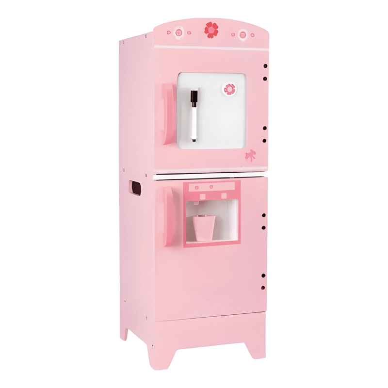 REFRIGERADOR DE MADERA PARA NIÑOS JUEGO DE IMITACION - 4