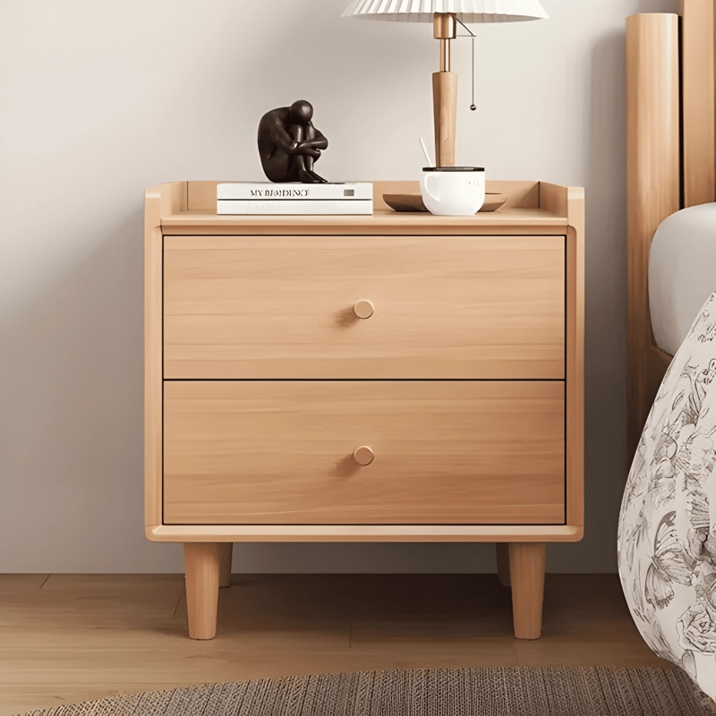 VELADOR 2 NIVELES CON CAJONES 40X34X53,5CM MADERA - 4