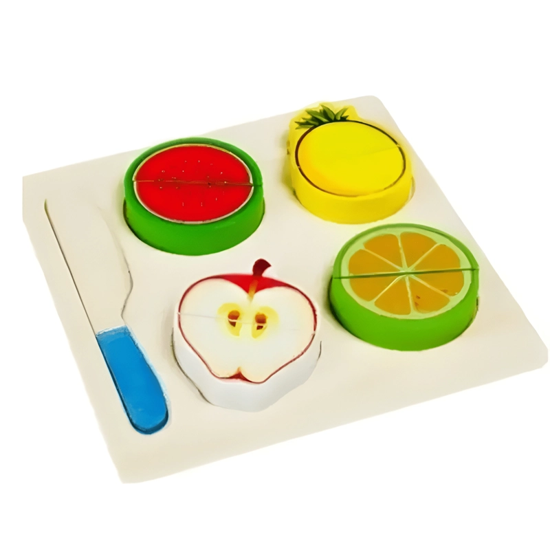 COCINA JUGUETE INFANTIL DIDACTICO CORTA VEGETALES VELCRO - 4